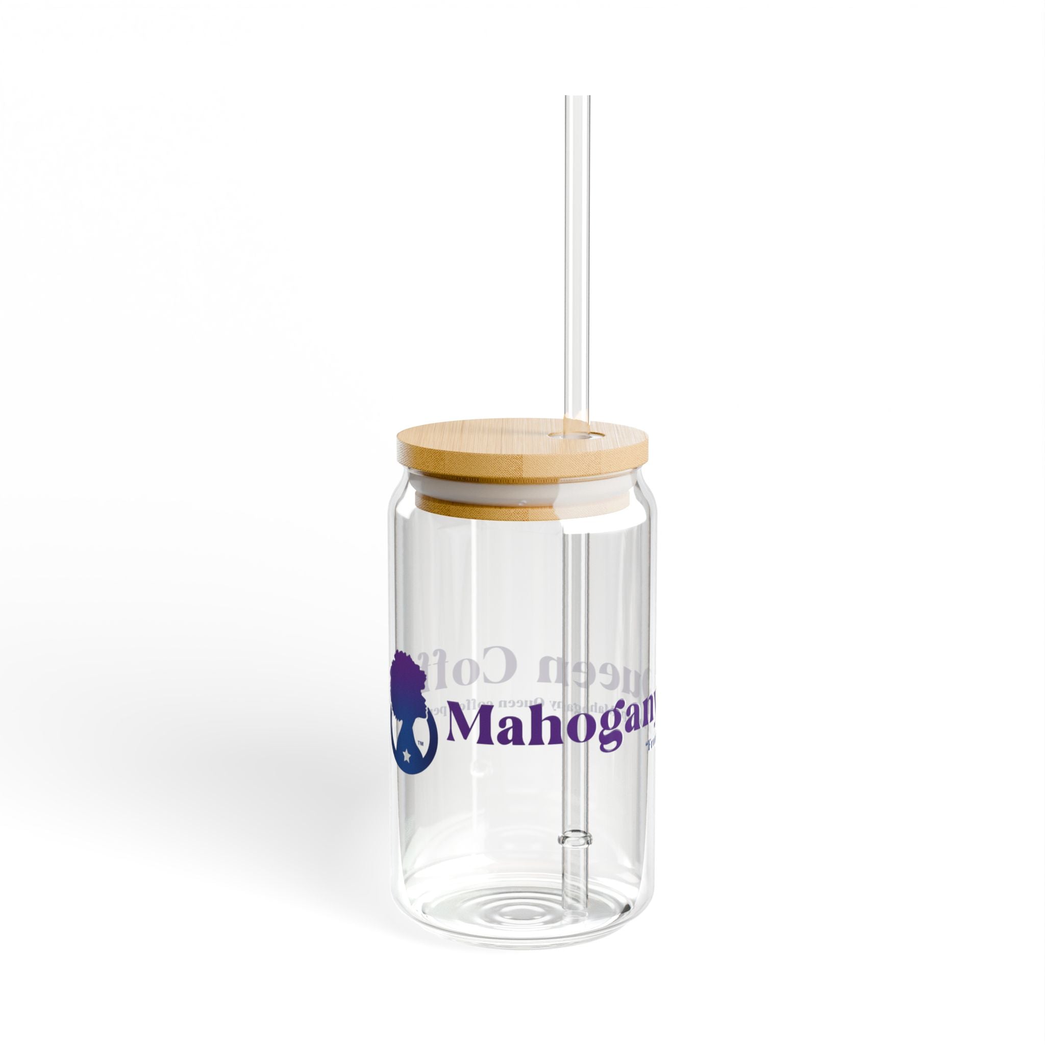 Mahogany Queen 16oz Sipper Glass - Mahogany Queen