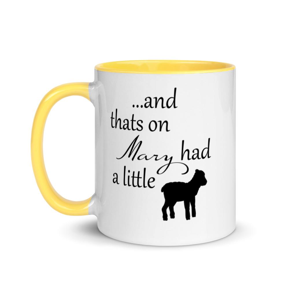 And thats on Mary had a little lamb mug - Mahogany Queen