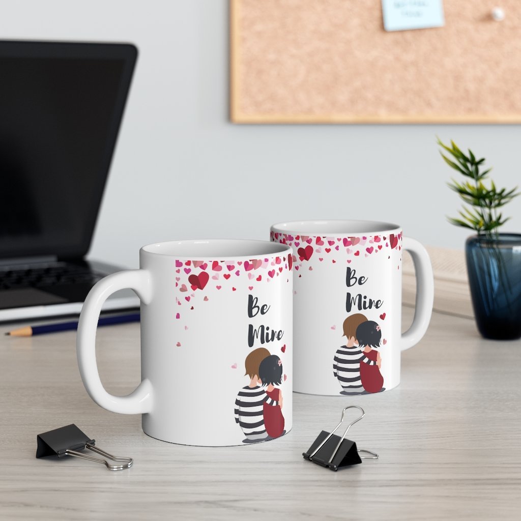 Be Mine Valentines Mug 11oz - Mahogany Queen