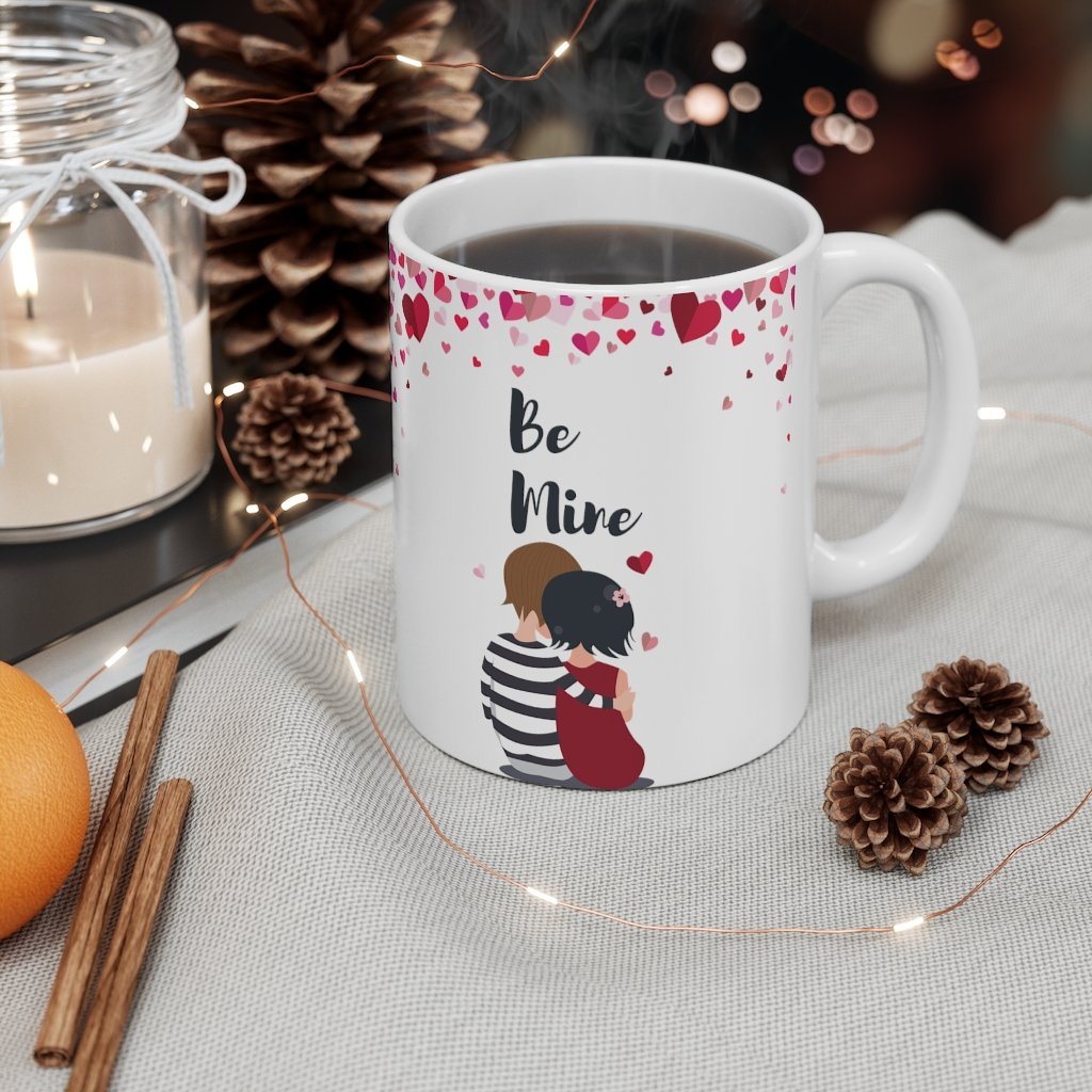 Be Mine Valentines Mug 11oz - Mahogany Queen