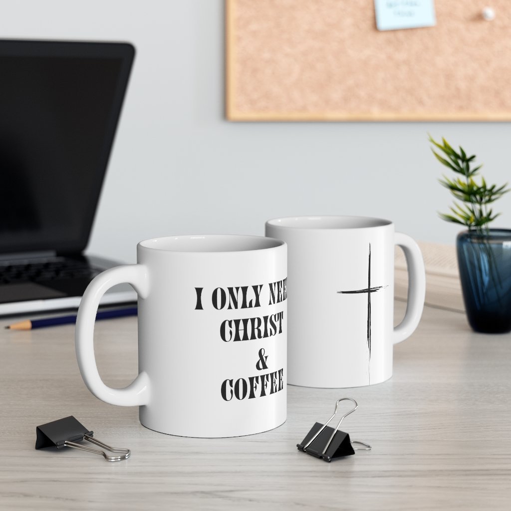Christ and Coffee Mug - Mahogany Queen