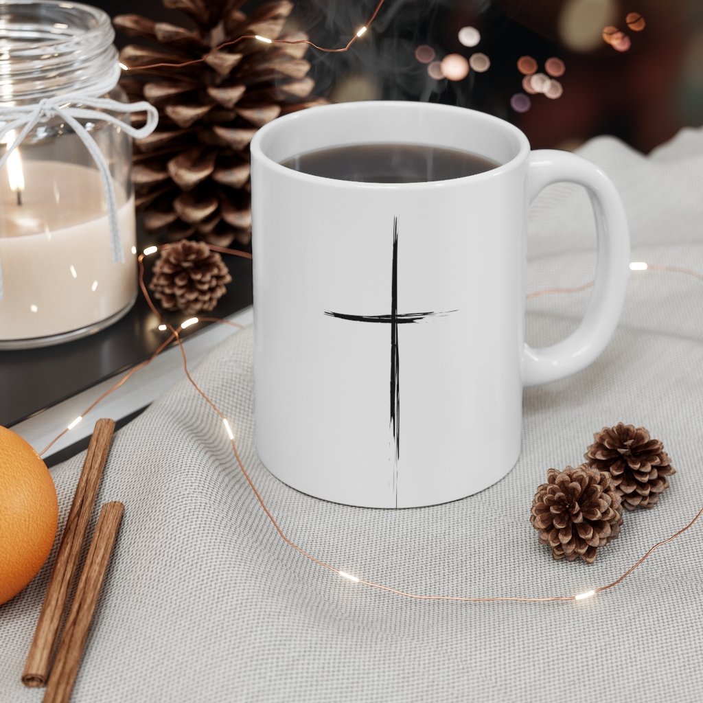Christ and Coffee Mug - Mahogany Queen
