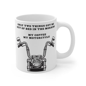 Coffee Motorcycle 11oz Mug - Mahogany Queen
