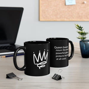 Queen 11oz mug - Mahogany Queen