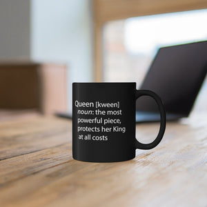 Queen 11oz mug - Mahogany Queen
