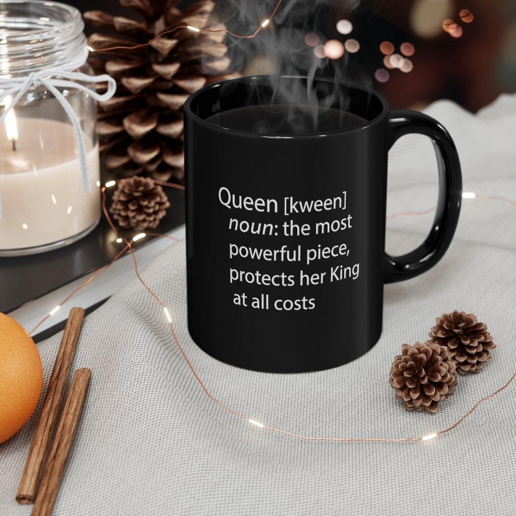 Queen 11oz mug - Mahogany Queen