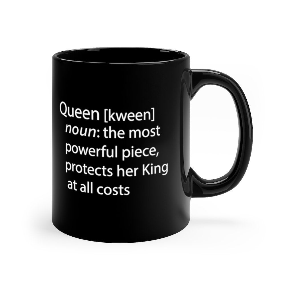 Queen 11oz mug - Mahogany Queen