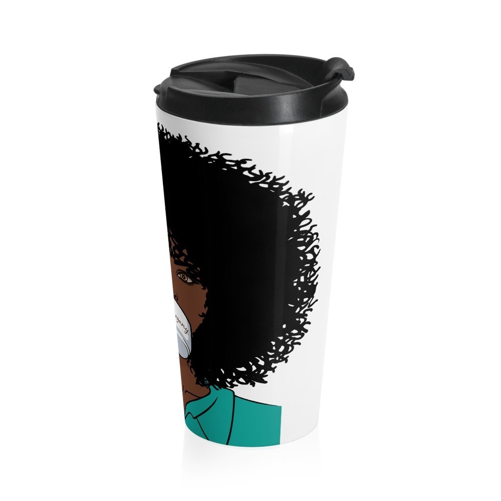 Stainless Steel Travel Mug - Mahogany Queen