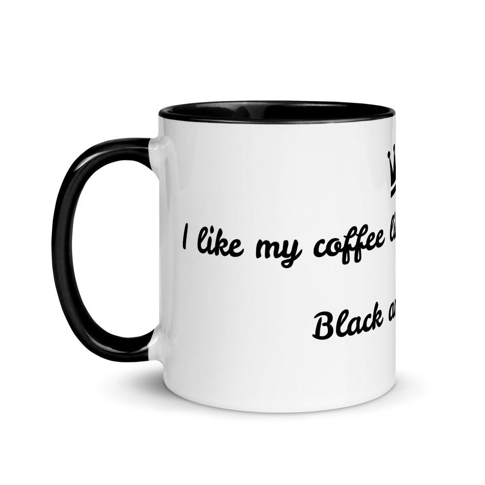Strong Women Mug with Color Inside - Mahogany Queen