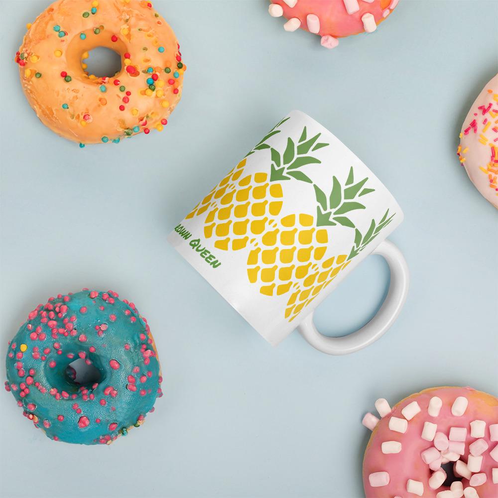 Wear Your Crown Queen Pineapple Mug - Mahogany Queen