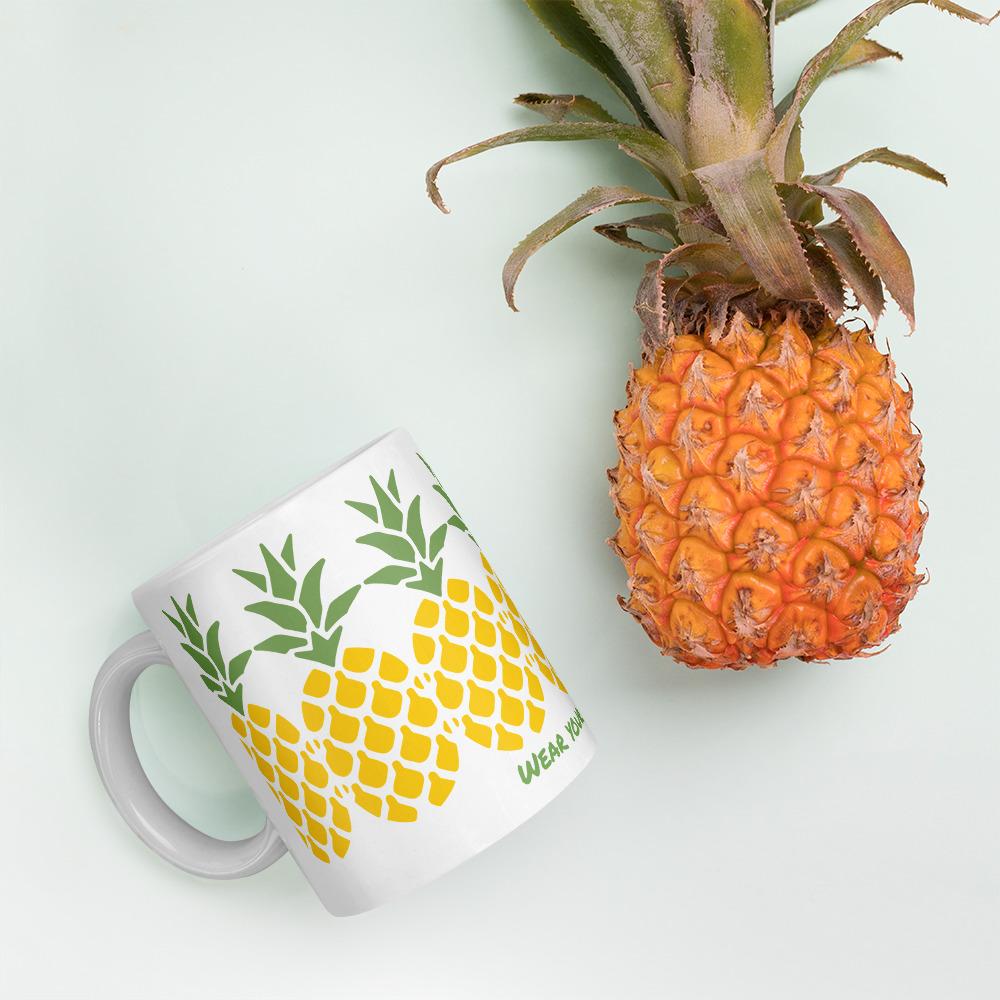 Wear Your Crown Queen Pineapple Mug - Mahogany Queen