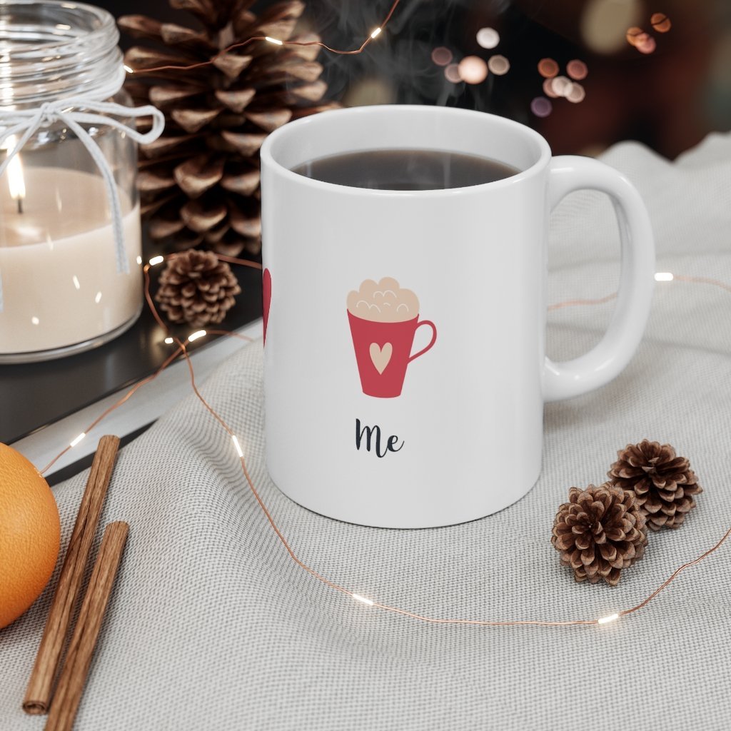 You & Me Sweetheart Mug 11oz - Mahogany Queen