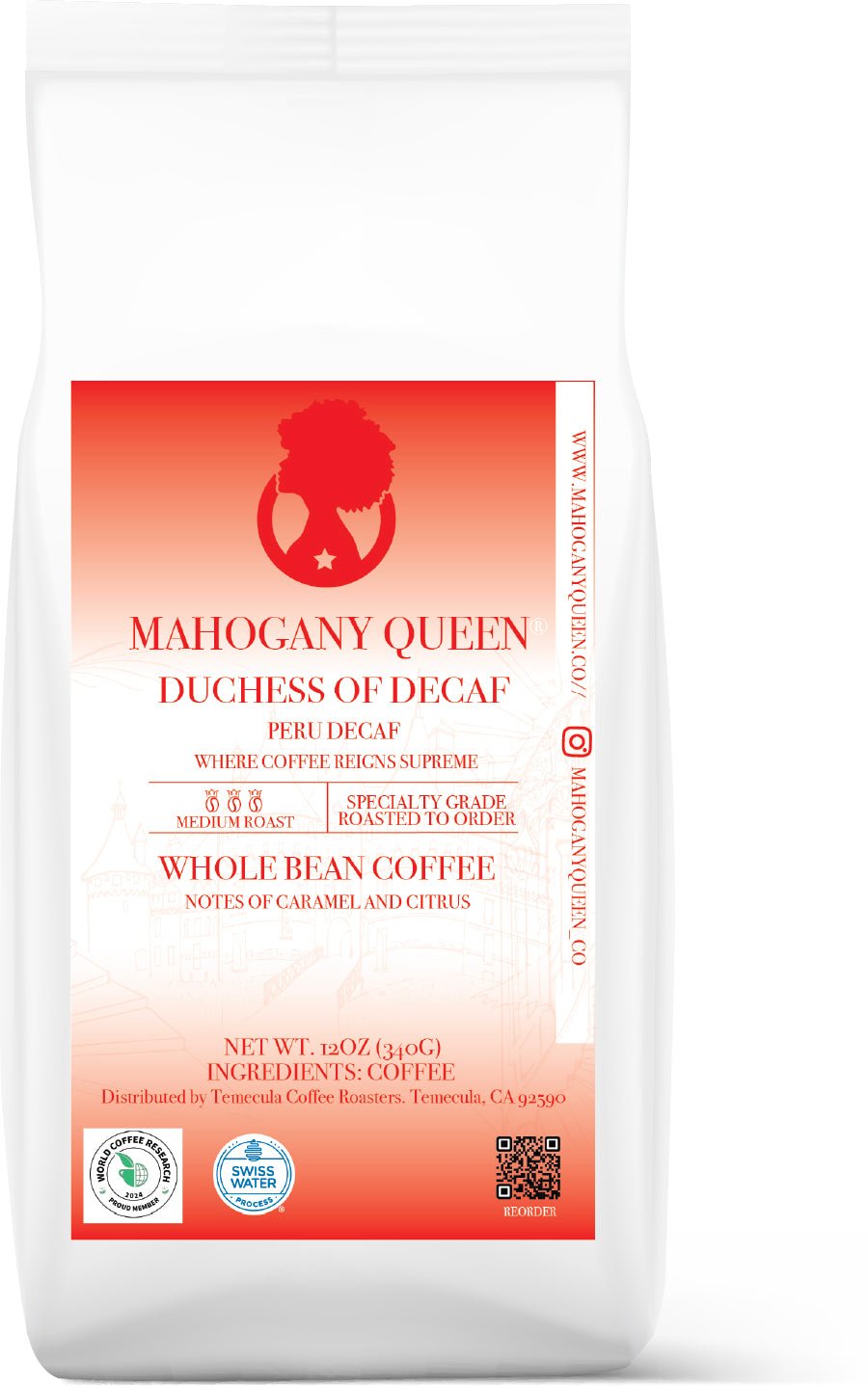 Duchess of Decaf - Mahogany Queen