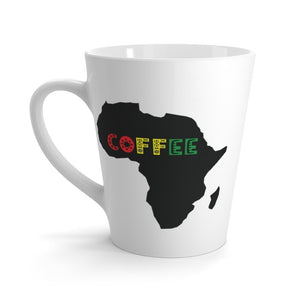 Africa Latte 12 oz mug - Mahogany Queen
