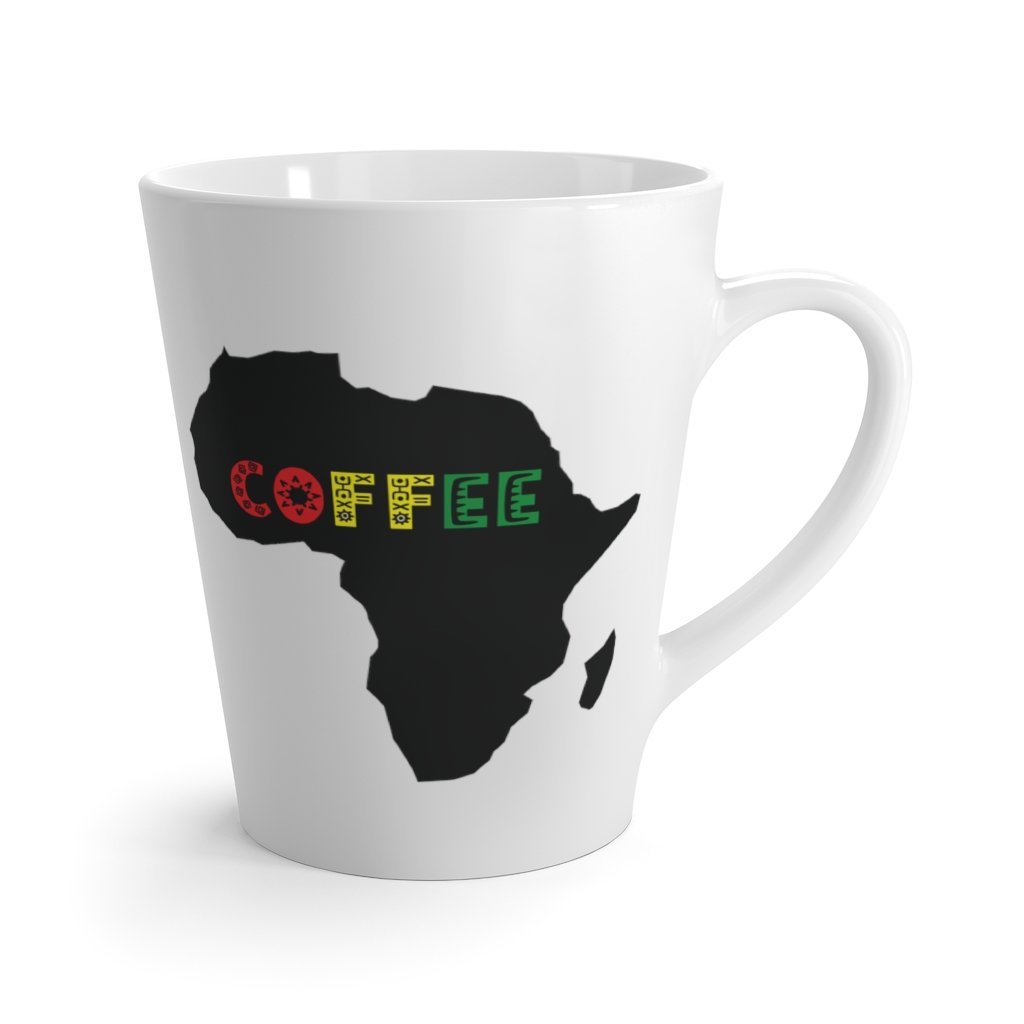 Africa Latte 12 oz mug - Mahogany Queen