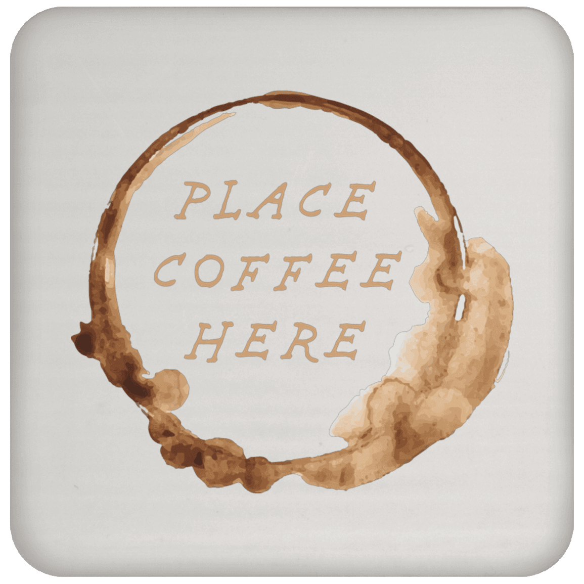 Coffee Stain Coaster - Mahogany Queen