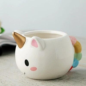 Cute Unicorn Ceramic Coffee or Tea Mug - Mahogany Queen