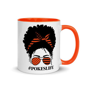 Pokes Life/ Black Girl Magic Mug - Mahogany Queen
