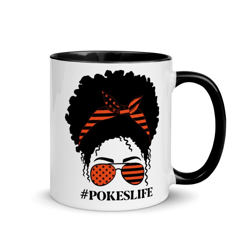 Pokes Life/ Black Girl Magic Mug - Mahogany Queen