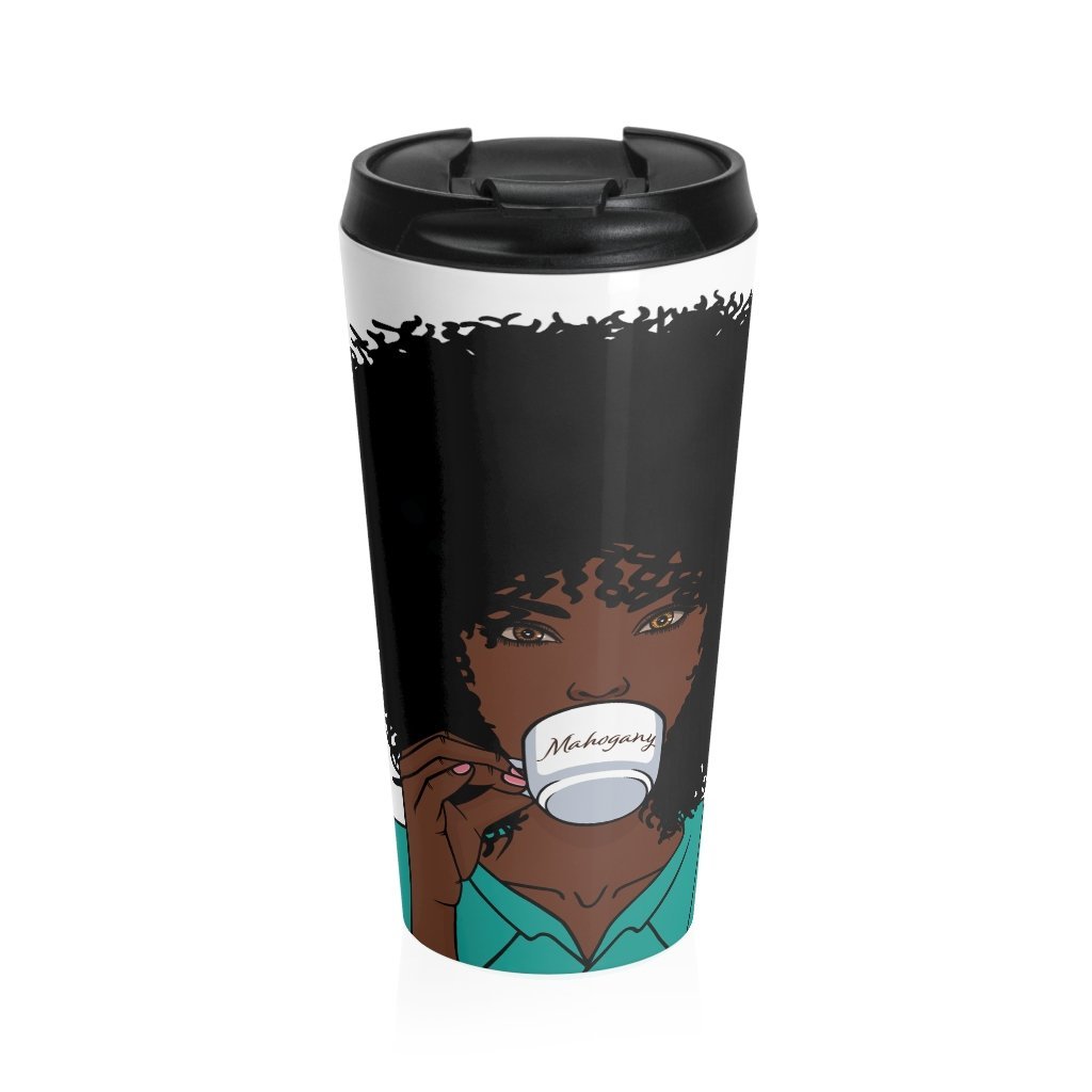 Stainless Steel Travel Mug - Mahogany Queen