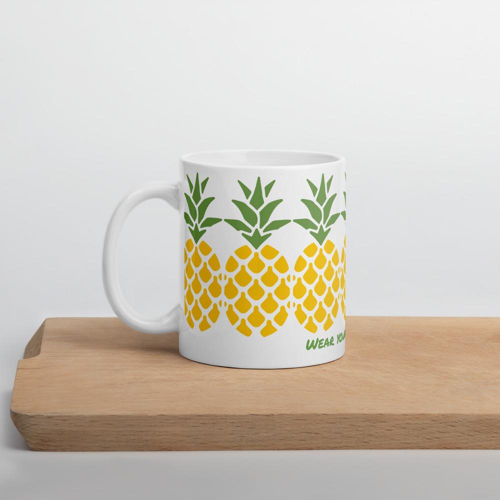 Wear Your Crown Queen Pineapple Mug - Mahogany Queen